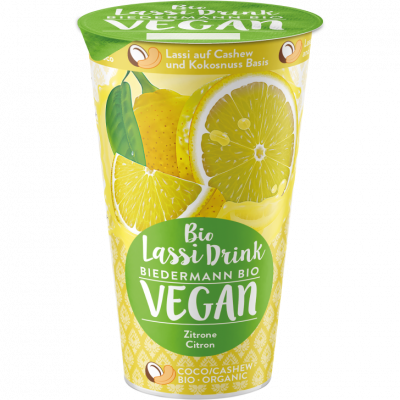 Lassi - Joghurt-Drink Zitrone vegan (230ml)